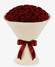 Букет 101 Бордовая роза Блэк Бакарра в Красноярке