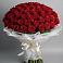 Букет 101 Красная роза Блэк Мэджик в Красноярке