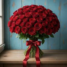 Букет Красные розы Блэк Меджик в Красноярке