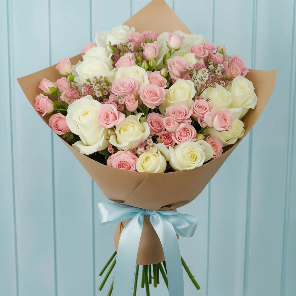 Букет цветов из: Розы в Красноярке