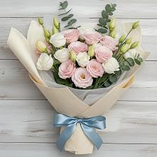 Букет цветов из:  Лизиантусы #REPLACE_PRED# Красноярке