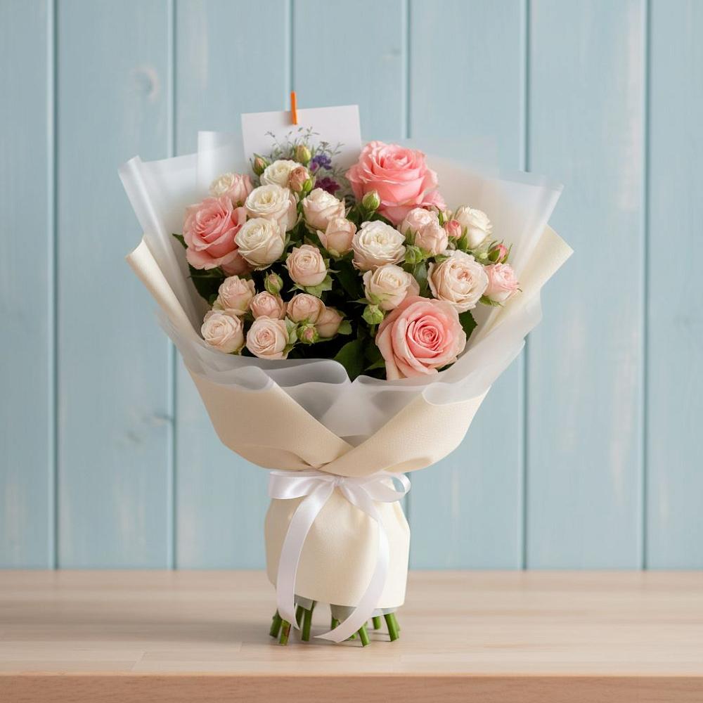 Букет цветов из: Розы в Красноярке