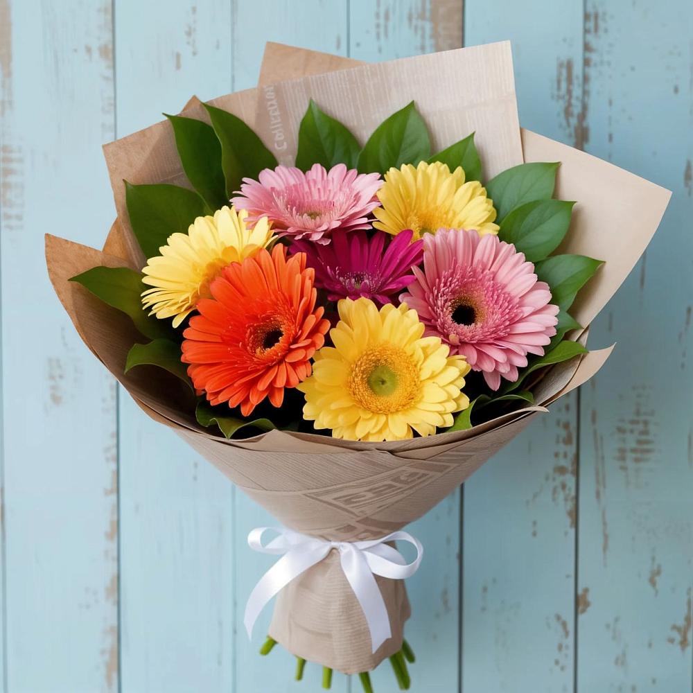 Букет цветов из: Герберы в Красноярке