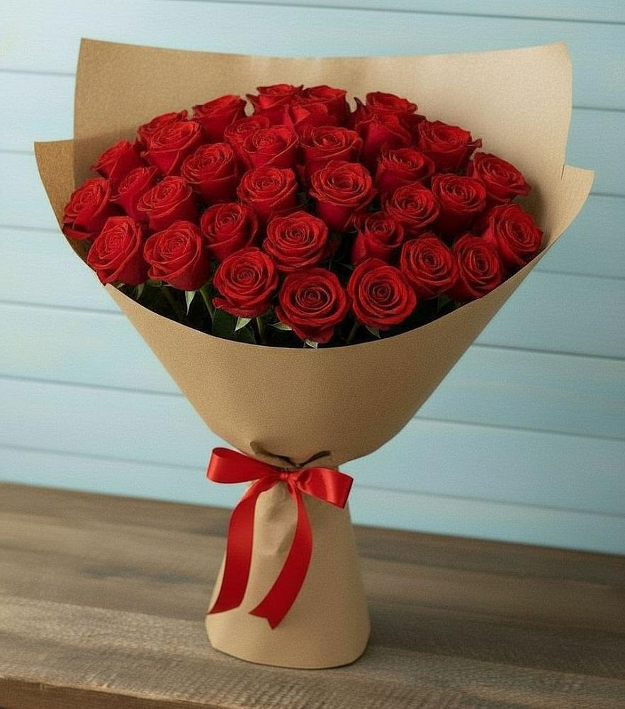 Букет Красные розы Милано в Красноярке