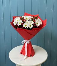 Букет цветов из:  Хризантемы в Красноярке