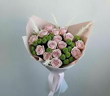 Букет цветов из:  Розы и Хризантемы в Красноярке