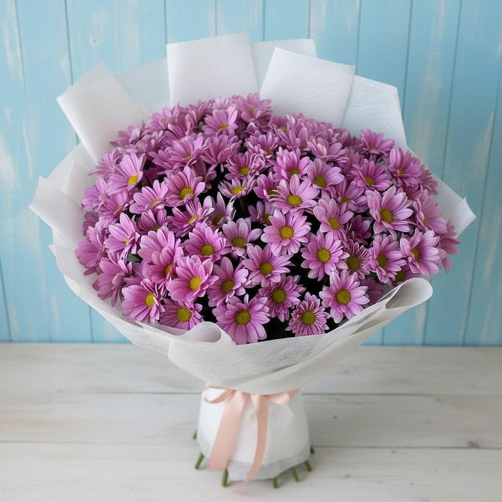 Букет цветов из: Хризантемы в Красноярке