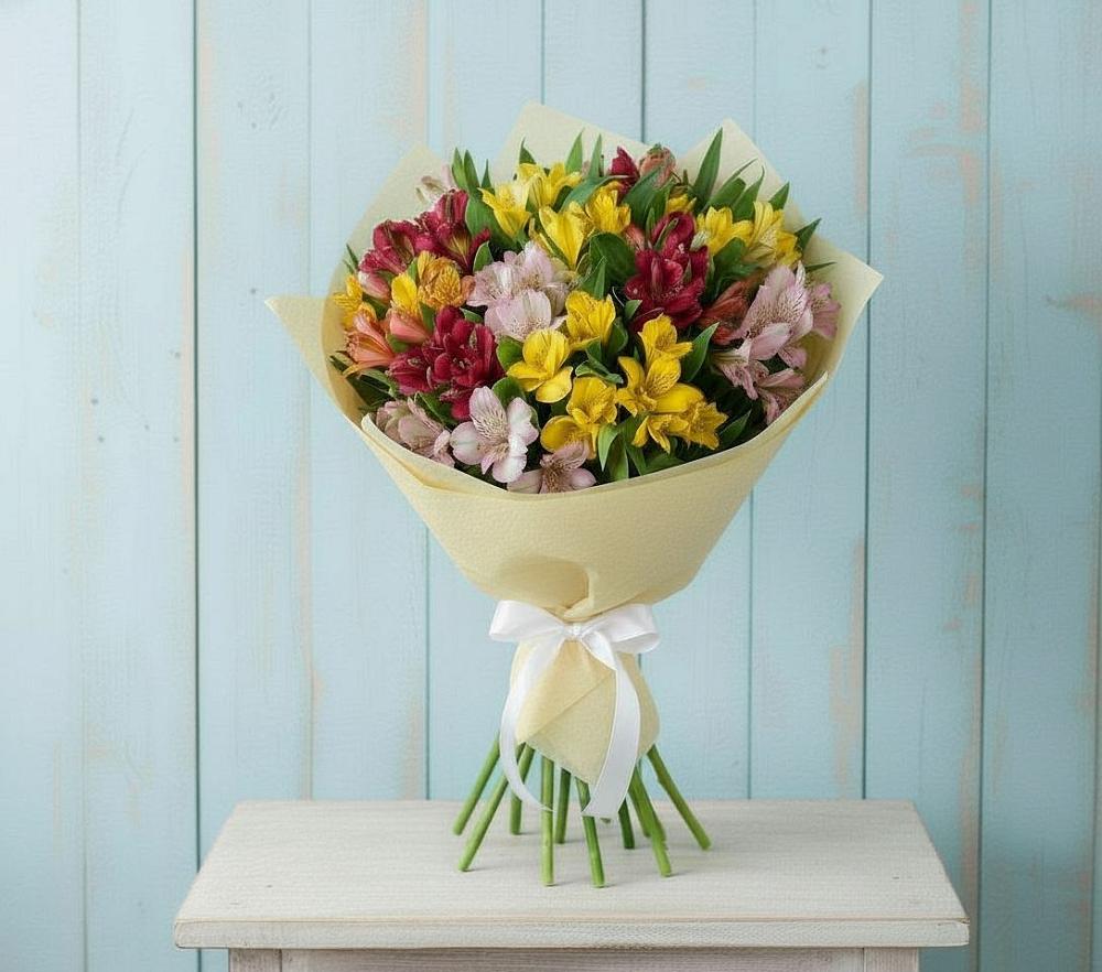 Букет цветов из: Альстромерии в Красноярке