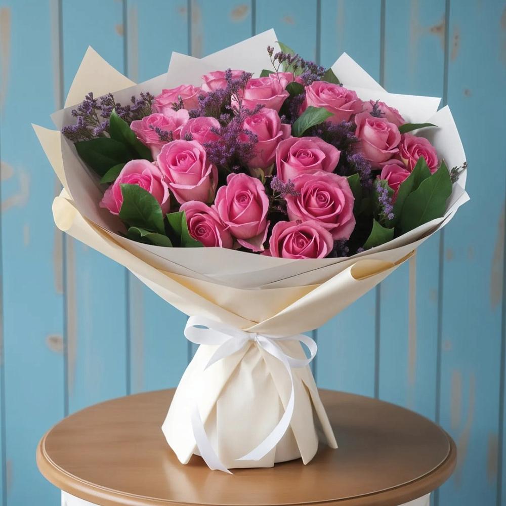 Букет цветов из: Розы в Красноярке